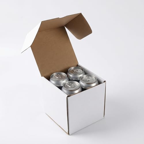 WIFTREY 30 Pack 5x5x5 White Small Shipping Boxes, 5 x 5 x 5 Corrugated Cardboard Box for Packaging Small Business, Shipping, Moving, Mailing - color: White 30 Pack, size: 5x5x5