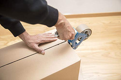 APQ Industrial Packing Tape Dispenser for 3" Tape. Side Loading Tape Gun. Heavy Duty Hand Tape Gun. Lightweight and Portable for Commercial Packaging, Shipping, Moving, Carton and Box Sealing. - size: 3"