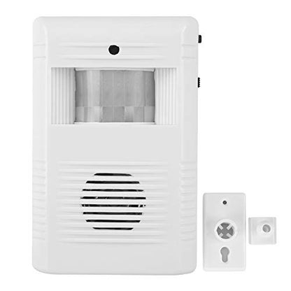 16 Music IR Motion Welcome Door Bell with Adjustable Sensor and Loud Speaker for Home and Business Use