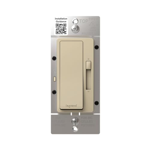Legrand Radiant 150W LED Dimmer Light Switch 3-Way Rocker Ivory 1 Pack - color: Ivory