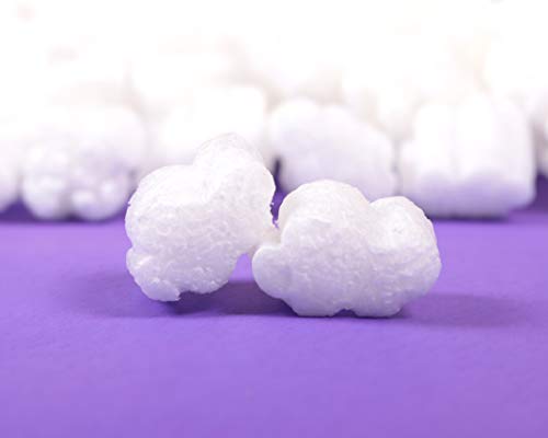 Bubblefast! Brand FunPak Plant Based Biodegradable Packing Peanuts, 1.5 cu ft Bag, Compostable (Puffy Clouds) - color: Puffy Clouds