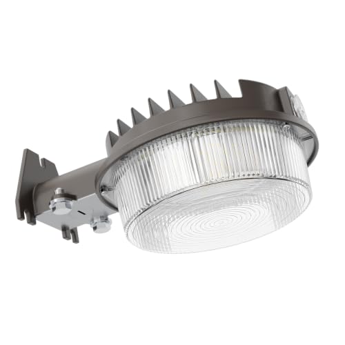 CINOTON 55W 6600LM LED Barn Light, 5000K, ETL Listed, Brown, 1 Pack - color: Brown
