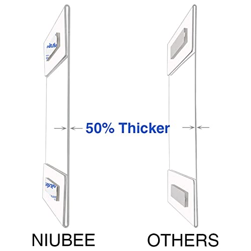 NIUBEE 11x17 Acrylic Sign Holder Wall Mount Horizontal Poster Frame 3 Pack - size: 11x17", style: Horizontal