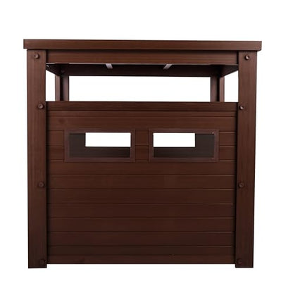 New Age Pet® ECOFLEX® Litter Loo® Enclosure, Jumbo, Brown - color: Brown, size: Jumbo