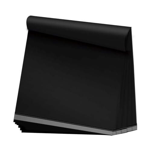 Poly Mailers 14.5x19 In 100 Pack Self Seal Shipping Envelope Bags Pink (Black, 14.5x19 100pcs) - color: Black