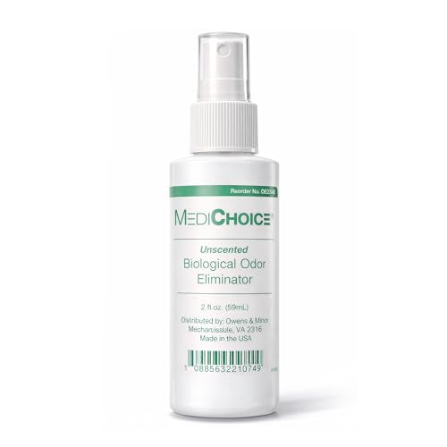 MediChoice Biological Odor Eliminator, Unscented, Pump Spray, 2 Ounce, 1314OE2241 (Each of 1)