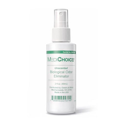 MediChoice Biological Odor Eliminator, Unscented, Pump Spray, 2 Ounce, 1314OE2241 (Each of 1)