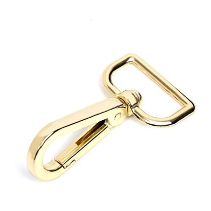 Swivel Clasps 1" D Ring Lobster Clasp Claw Clasp Swivel Snap Hook Clip - size: 1 Inch