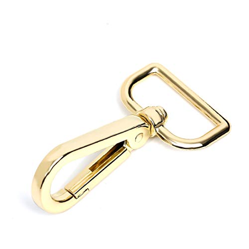 Swivel Clasps 1" D Ring Lobster Clasp Claw Clasp Swivel Snap Hook Clip - size: 1 Inch