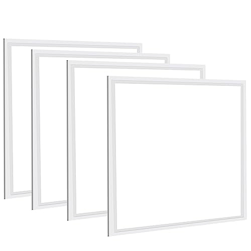 4 Pack 2x2 LED Flat Panel Lights for Drop Ceiling, 45W 5800 LM,ETL Listed