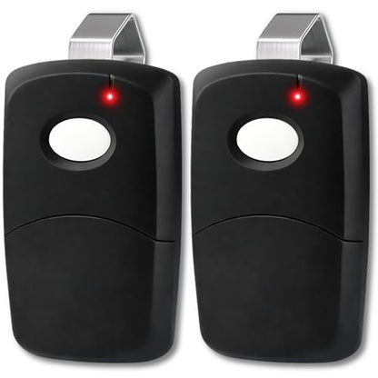 2X Gate Opener Remote for Multi-Code 308911, 300MHz, 10 Dip Switch - color: Two-Black