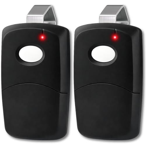 2X Gate Opener Remote for Multi-Code 308911, 300MHz, 10 Dip Switch - color: Two-Black