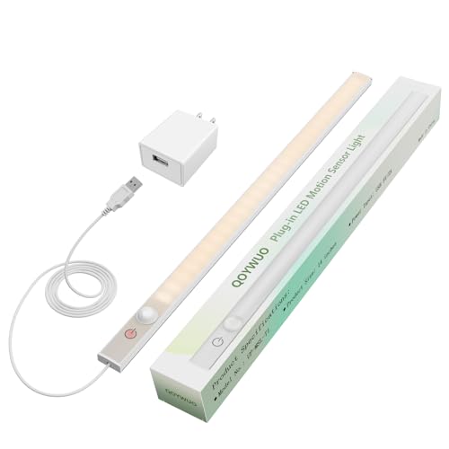 USB Plug-in Motion Sensor Light, ON/Night/Day Modes, Bright&Dimmable - color: Warm White, size: 1-Bar