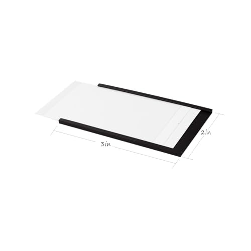 Realth Magnetic Label Holders 2'' x 3'' 30 Pack, Magnetic File Cabinet Labels - size: 2'' x 3'', style: 30 Pack