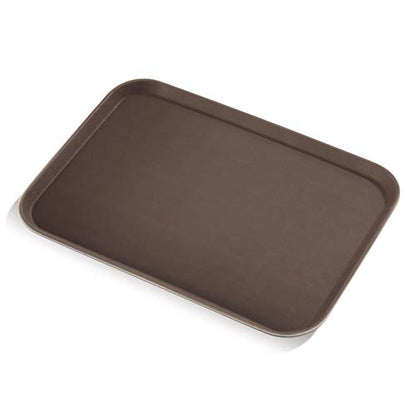 New Star Foodservice Restaurant Grade Non-Slip Tray, Brown, 16x22-Inch - color: Brown, size: 16-Inch x 22-Inch