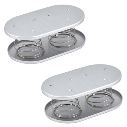 2 Pcs Tissue Box Lifter Springs Holder，Aluminum Alloy Spring Support