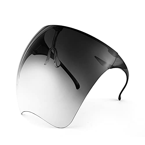 FEISEDY Full Face Shield Sunglasses – Anti-Fog UV400 Mirror Visor - color: 005 Gradient Grey