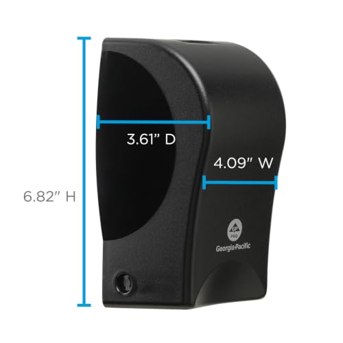 ActiveAire Powered Whole-Room Air Freshener Dispenser by GP PRO (Georgia-Pacific), Black, 53257A, 4.090" W x 3.610" D x 6.820" H - color: Black