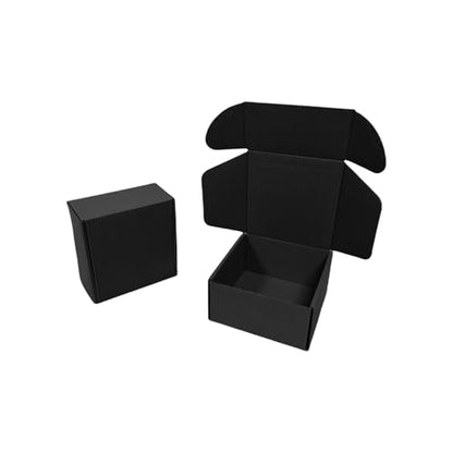 30 Pack 6x6x3 in Black Shipping Boxes - color: Black, size: 6x6x3 in