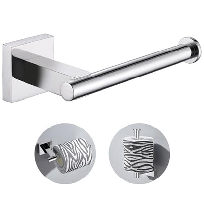 Suyar Polished Chrome Toilet Paper Holder, Bathroom Tissue Roll Holder - color: Polished Chrome