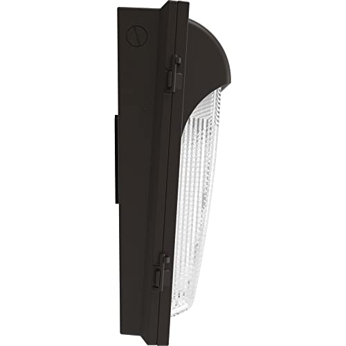 Lithonia Lighting 18" LED Wall Pack Outdoor Light, Adjustable Lumens - color: Adjustable Lumens | 4000K Cool White, size: 14" H x 18" W x 5" D