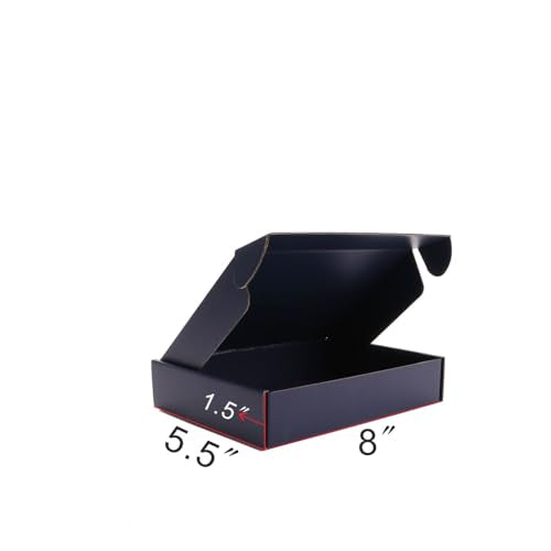 Small Dark Blue Shipping Packaging Box 20Pcs,L8xW5.5xH1.5 Inch Mailer Boxes - color: Dark-Blue, size: Small-L8xW5.5xH1.5 inch