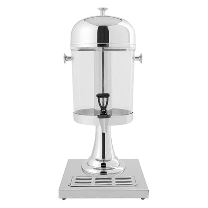 2.11 Gallon Beverage Dispenser with Stand and Ice Core, Commercial Cold Beverage Container with Spigot Drink Jug Stainless Steel Drink Dispensers for Parties Bars Restaurants - size: 8L/2.11Gal— Single Barrel