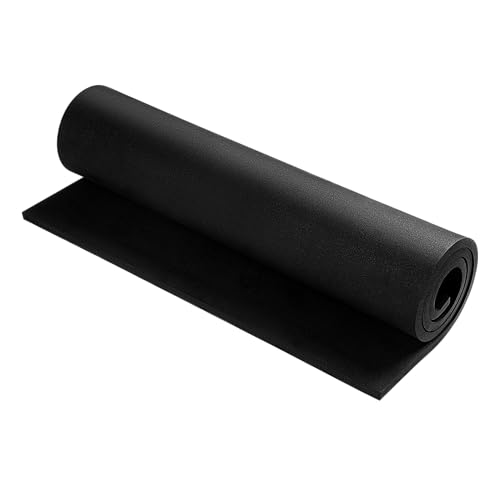 AMZQNART 6mm EVA Foam Sheets Rolls for Crafts Black Cosplay Foam 16x59in - color: 16×59in Black, size: 6mm-Thick