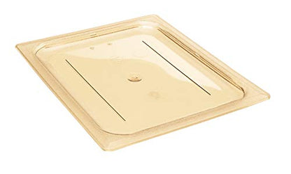 Cambro 20HPC772 Amber 1/2 Size Flat Food Pan Cover with o Handle
