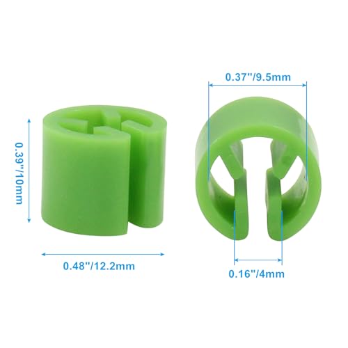 Clothes Hanger Marker, Light Green, 100Pcs - color: Light Green