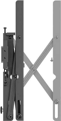 Mount Plus POP-48T 1x2 Pop Out Video Wall Mount System for 37 to 70" TVs | TV Menu Board | Max VESA 600x400 | Commercial Grade 154 Lbs | Anti-Theft Protection | Full Extension to 8.7" - size: 1x2