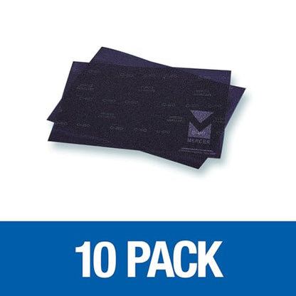 Mercer Industries 449128180 12" x 18" Floor Sanding Screen Sheets, 180 Grit (10 pack) - color: Screen Sheets, style: 180 Grit