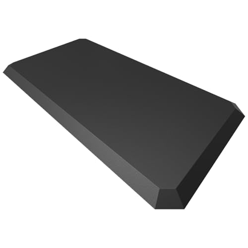 4/5 Inch Kitchen Mat Cushioned Anti Fatigue Rug Standing Desk Mats (Black) - size: 30"L x 17"W x 0.8"Th