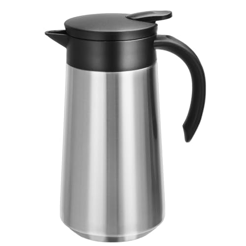 GearRoot 28oz Small Coffee Carafe Insulated Coffee Pot, Silver - color: Silver
