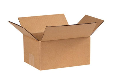 Bundle Of 25 Basic Corrugated Shipping Boxes (8 x 6 x 4") - size: 8 x 6 x 4"