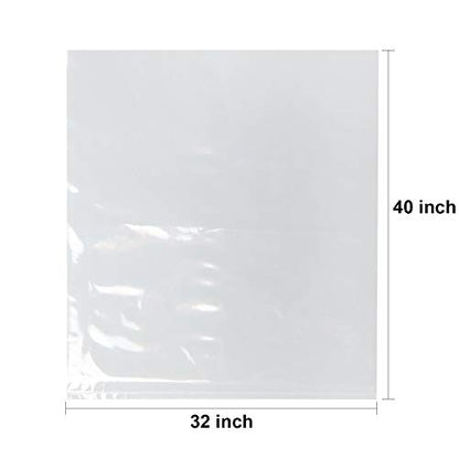 LazyMe Large Shrink Wrap Bags for Gift Baskets, 32x40 Inch, 20 Pcs
