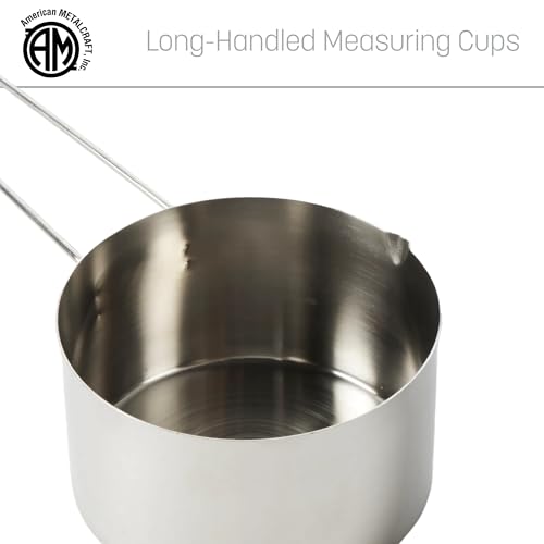 American Metalcraft MCL175 Stainless Steel Measuring Cup, 1 3/4-Cup - size: 1 3/4 Cup