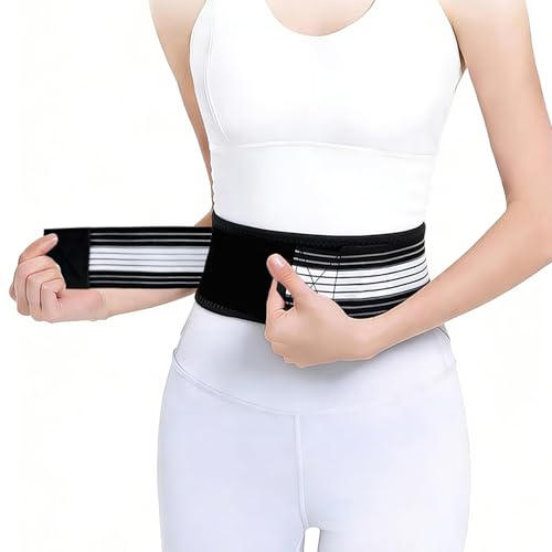 Lightweight Back Brace for Women Men, Pain Relieving Narrow Lumbar Support - size: Small