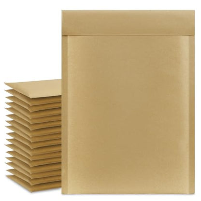 UCGOU Kraft Bubble Mailers 7.25x12" 40 Pack Usable Size 7.25x11" Brown #1 - size: 7.25x12" 40PC