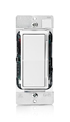 Leviton Decora Slide Dimmer Switch for 0-10V LED, Mark 7 Florescent Ballasts, DS710-10Z, White