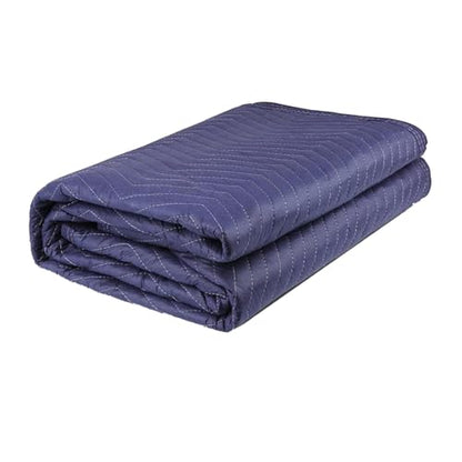 1 Pack Moving Blankets Heavy Duty 80"x72" Quilted Packing Blankets for Moving Furniture Padded Shipping Furniture Mover Blue - size: 1pack