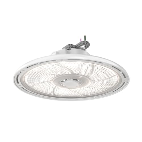 Lithonia Lighting Round High Bay LED Light Adjustable Lumens, 3-in-1 CCT - color: UVOLT White, size: 14.6" x 7.5" | 24,000-30,000 Lumens