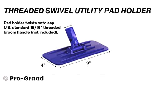 Threaded Swivel Utility Cleaning Pad Holder, 1 Pack