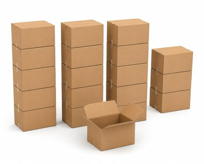 BOX USA Moving Boxes Holds 65lbs, 18"L x 14"W x 12"H (20-Pack) Medium - Corrugated Cardboard Box for Shipping, Mailing, Packing, Packaging and Storage - size: Med 20-Pk 18x14x12"