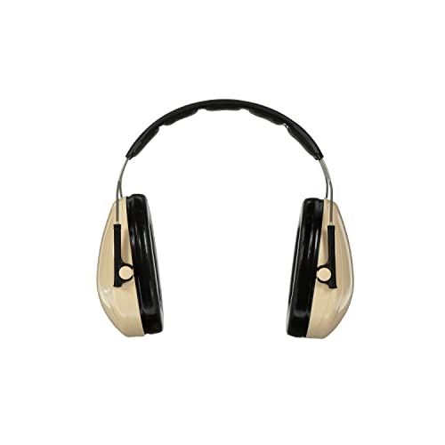 3M PELTOR Hearing Protection Optime 95 Earmuffs, Adjustable Earcups, E-A-Rfit Compatible, Stainless Steel - size: Over the head, style: Over the Head