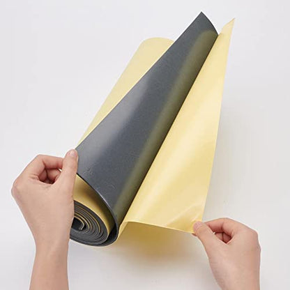 BENECREAT 3mm Thick 78.7x11.8 Inch Self-Adhesive EVA Foam Roll for Furniture Protecting, Gap Filling, Costumes and Other Craft Project - color: Dark Gray - 3mm Thick, size: 3mm Thick