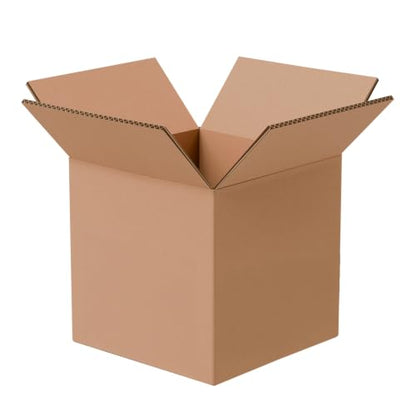 The Boxery 5"x5"x5" Corrugated Cardboard Boxes 100-Pack - size: 5 x 5 x 5"
