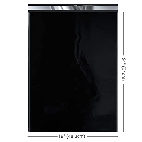 Fuxury Large Poly Mailers 19x24" 2000 Pcs,Shipping Bags for Clothes,Black - color: Black, size: 19x24" 2000pcs