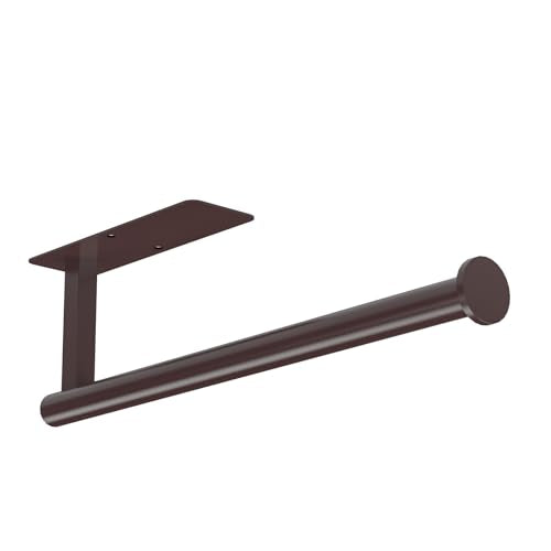 ASTOFLI Paper Towel Holder Under Cabinet No Drilling, Self Adhesive Paper Towel Holder Wall Mount for Kitchen Rack, Under Counter Napin Holder No Drill, RV, 304 Stainless Steel, Oil Rubbed Bronze - color: Bronze