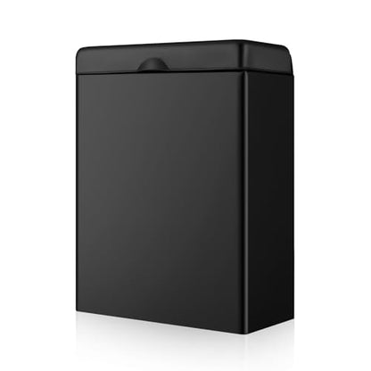 Tioncy 1 Pcs Sanitary Napkin Receptacle Wall Mounted,Black - color: Black
